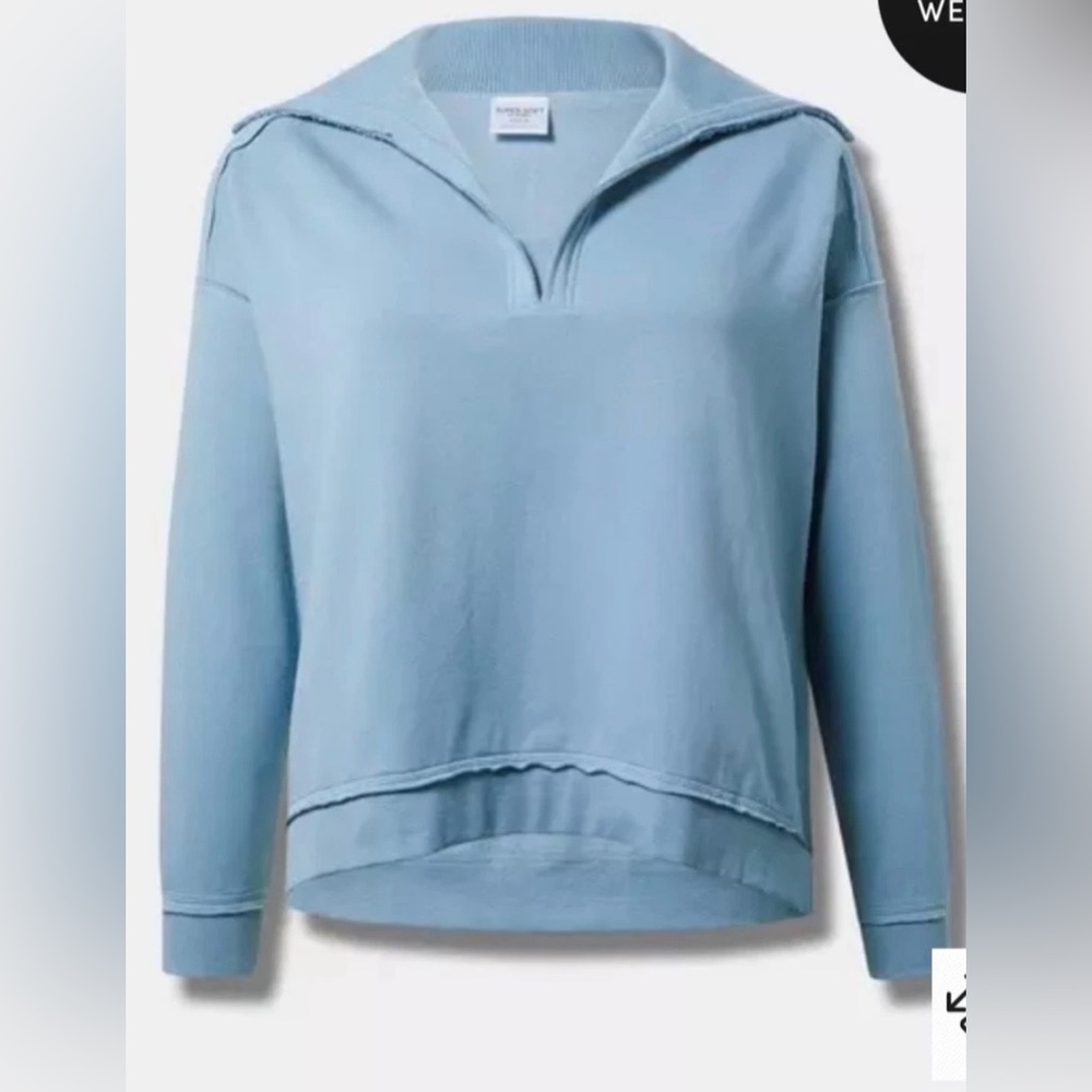 EUC Fleece V-Neck Sweatshirt. Size 00. - Picture 10 of 10
